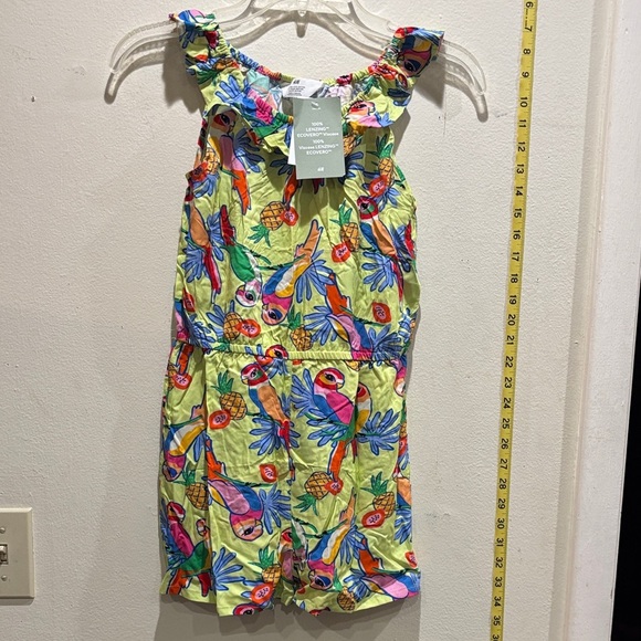 H&M Multicolor Tropical Print romper - Picture 1 of 3